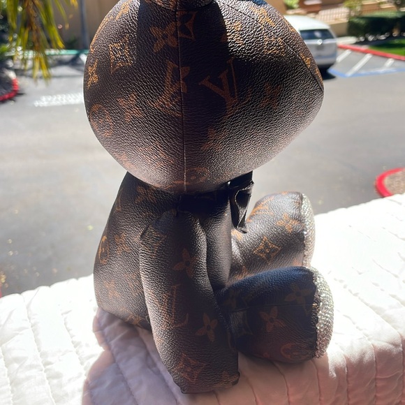 🦄 LOUIS VUITTON Swarovski Crystals Monogram Jeweled LV Bunny LARGE HAPPY EASTER - Picture 8 of 13